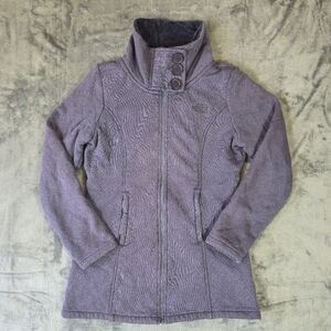 Vintage Y2K The North Face Quilted Caroluna Fleece Full Zip Jacket Size Medium